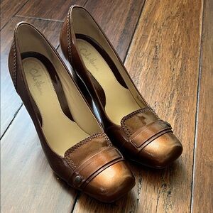Cole Haan Women's Tan Leather Heels